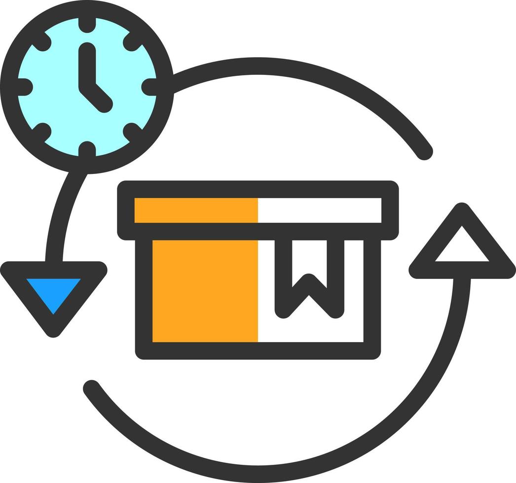 Product Life Cycle Vector Icon Design