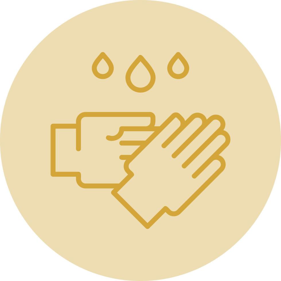 Hand Washing Vector Icon Design