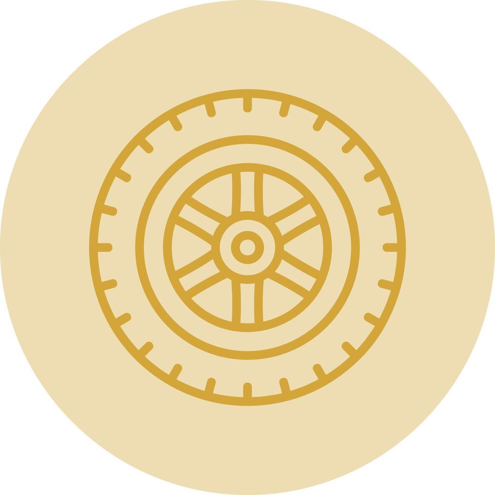 Tire Vector Icon Design