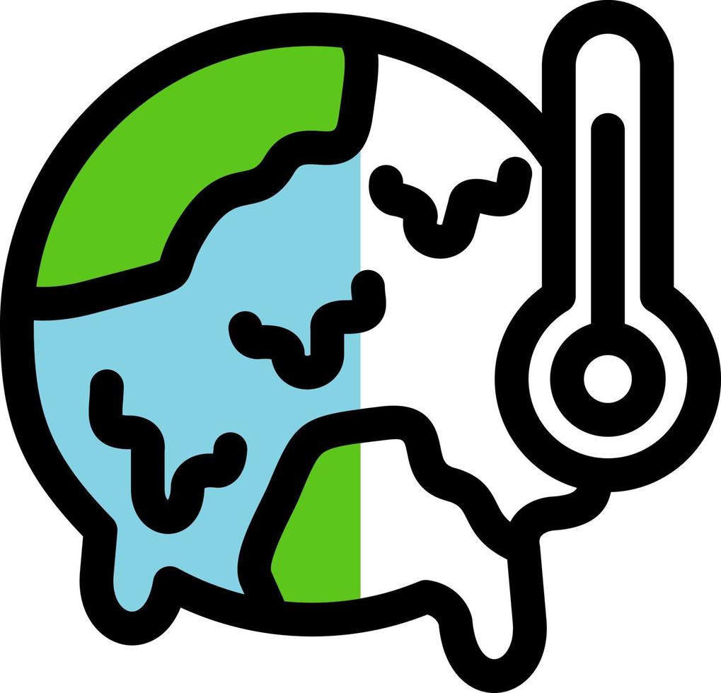 diseño de icono de vector de cambio climático