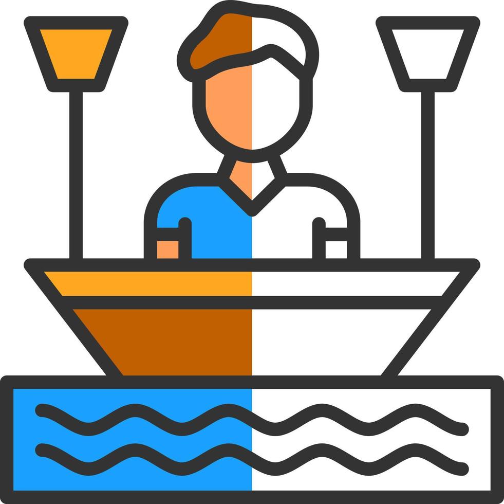 Boating Vector Icon Design