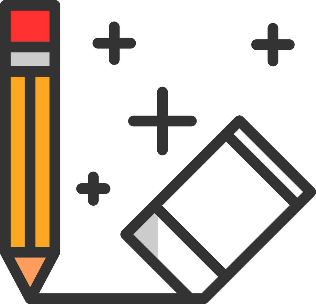 Eraser Vector Icon Design