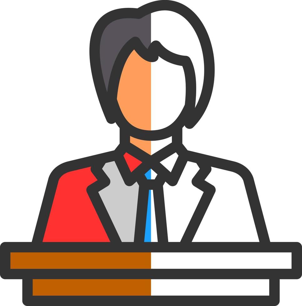 Director Female Vector Icon Design