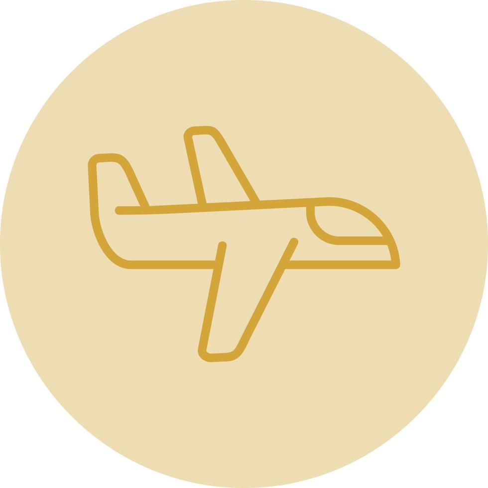 diseño de icono de vector de avión