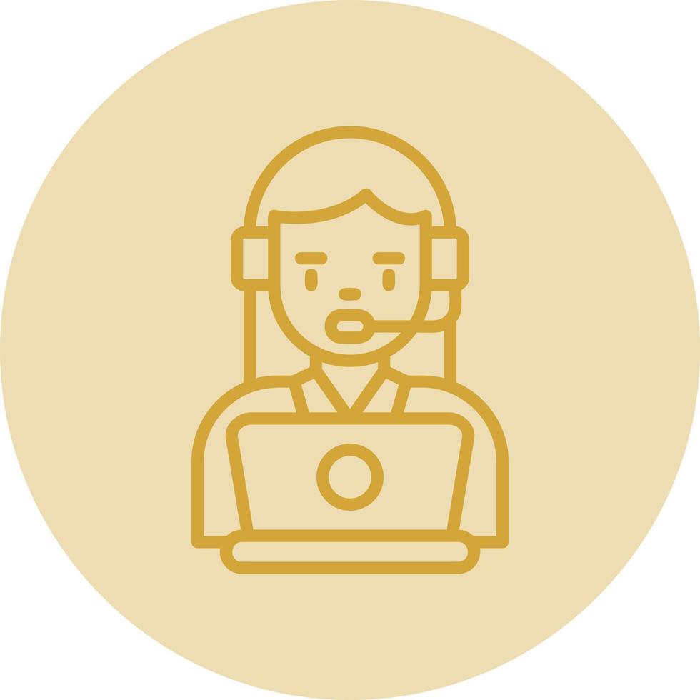 Call Center Vector Icon Design