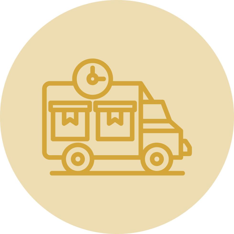 Delivery Time Vector Icon Design