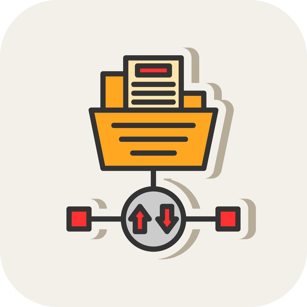 File Transfer Protocol Vector Icon Design