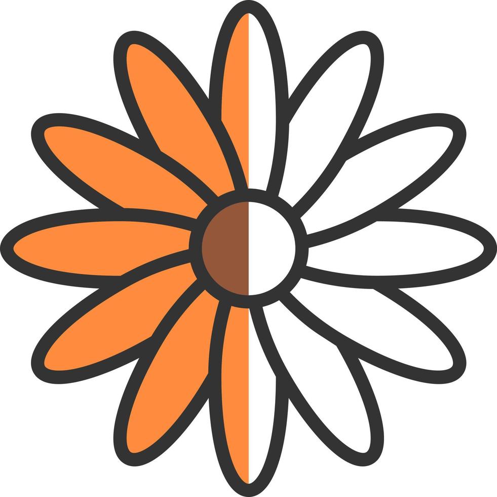 Calendula Vector Icon Design