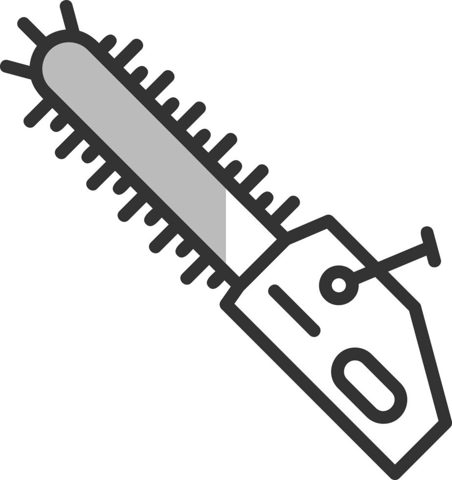 Chainsaw Vector Icon Design