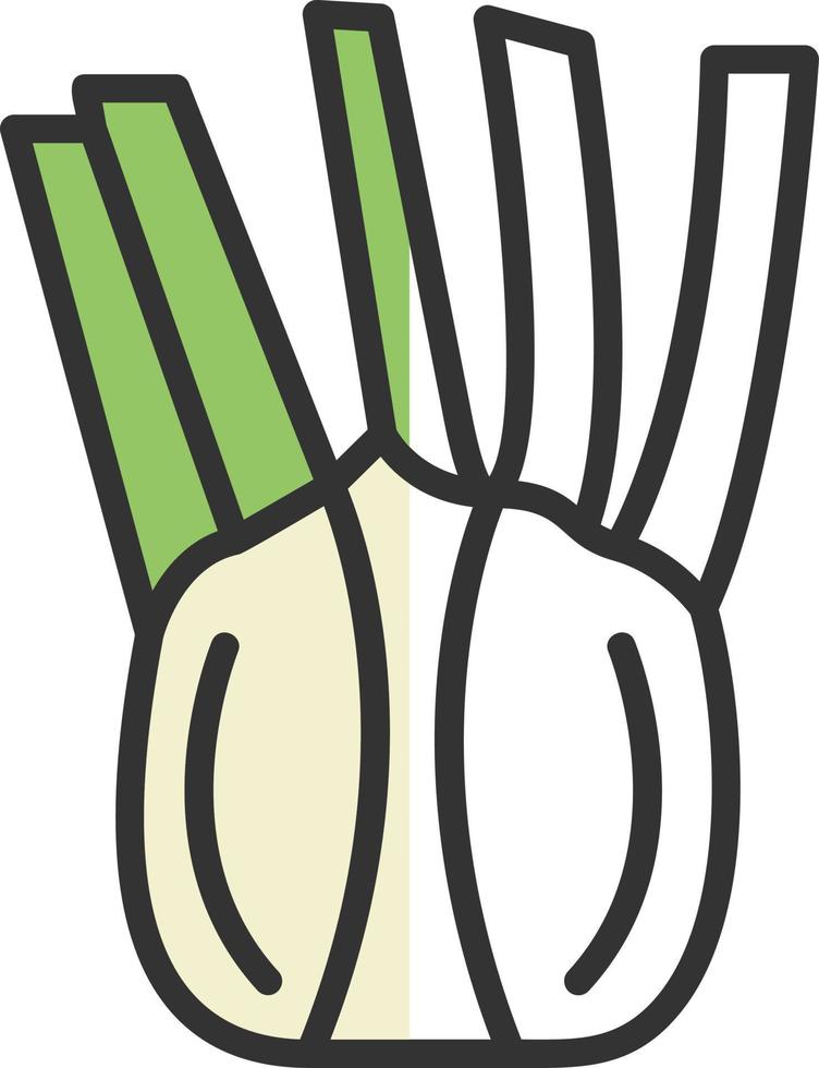 Fennel Vector Icon Design