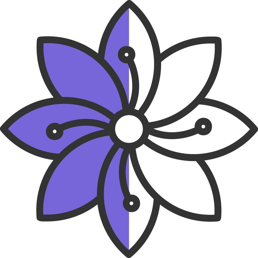 Hydrangea Vector Icon Design