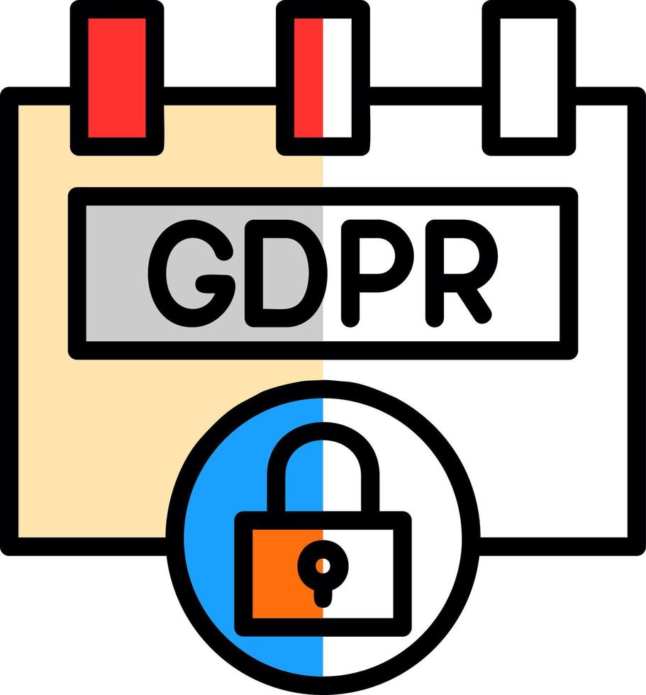 Gdpr Plugin Vector Icon Design