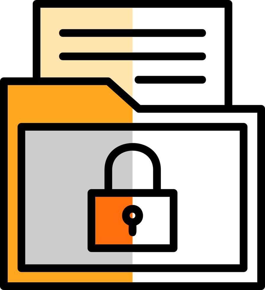 Encrypted Data Vector Icon Design