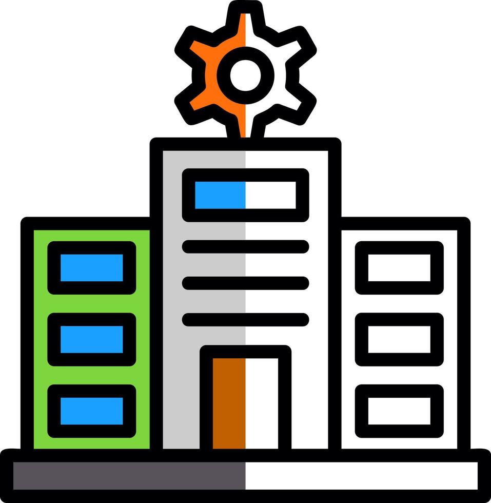 Main Establishment Vector Icon Design