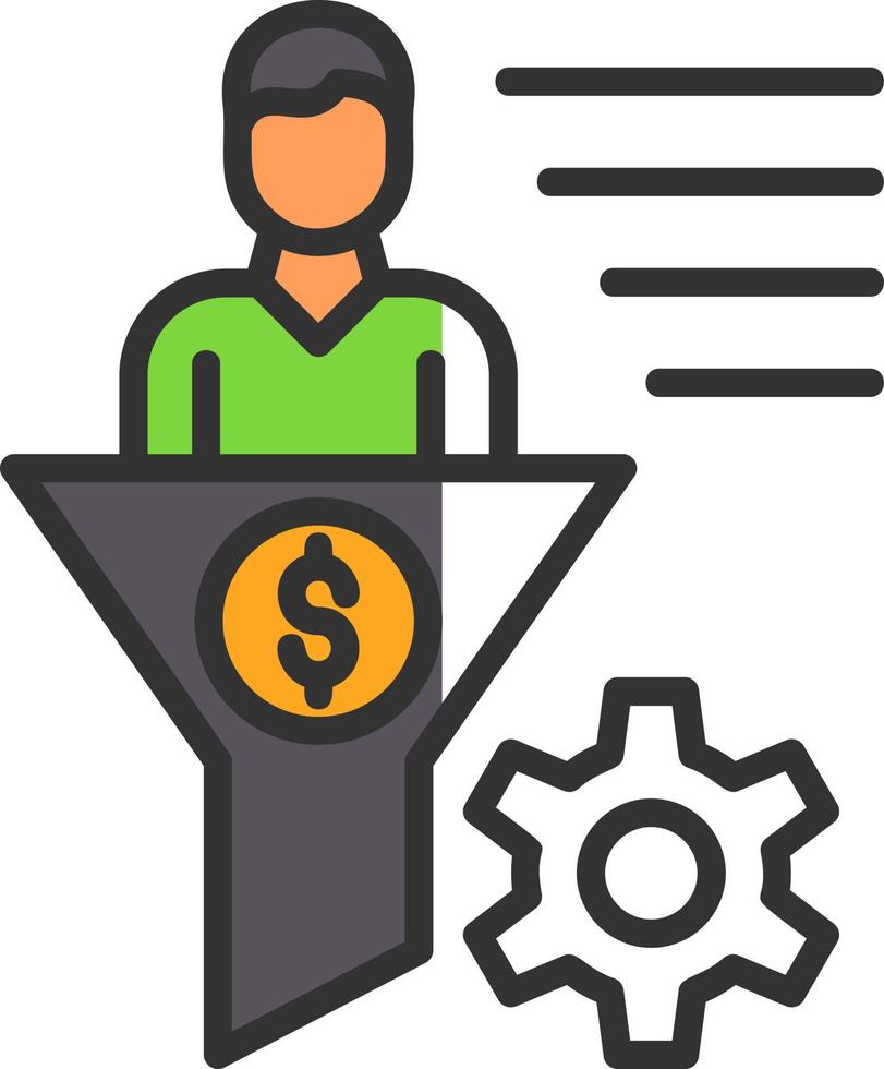 Conversion Rate Vector Icon Design
