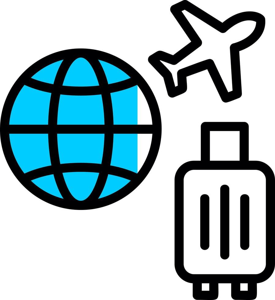 Travel Insurance Vector Icon Design