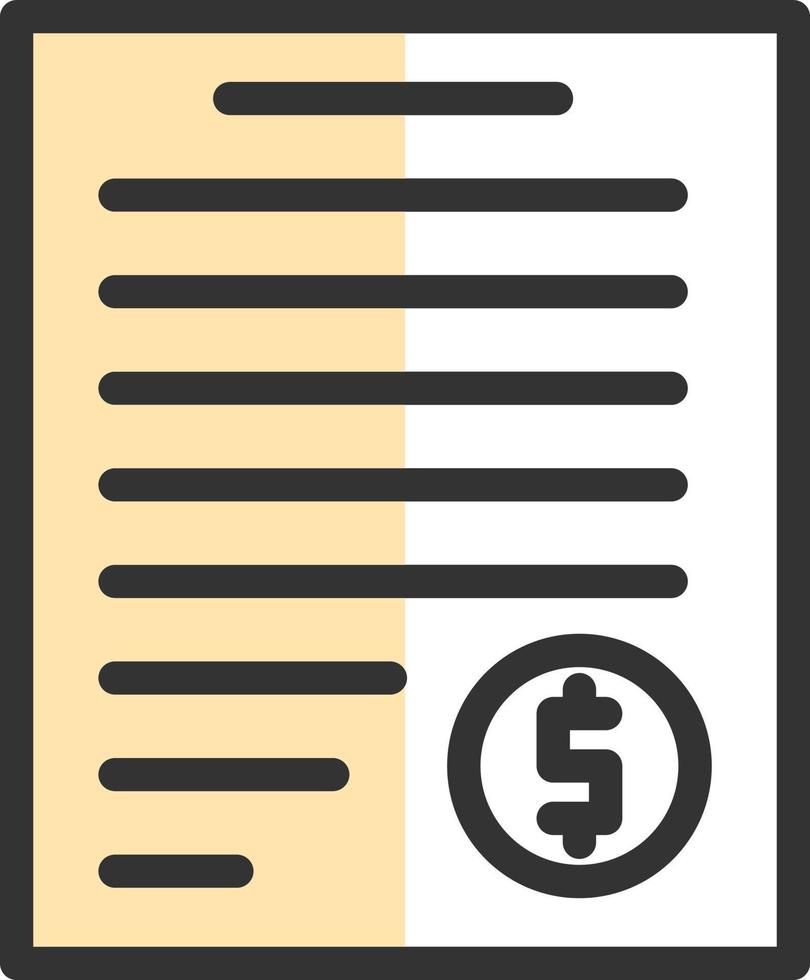 Invoice Vector Icon Design