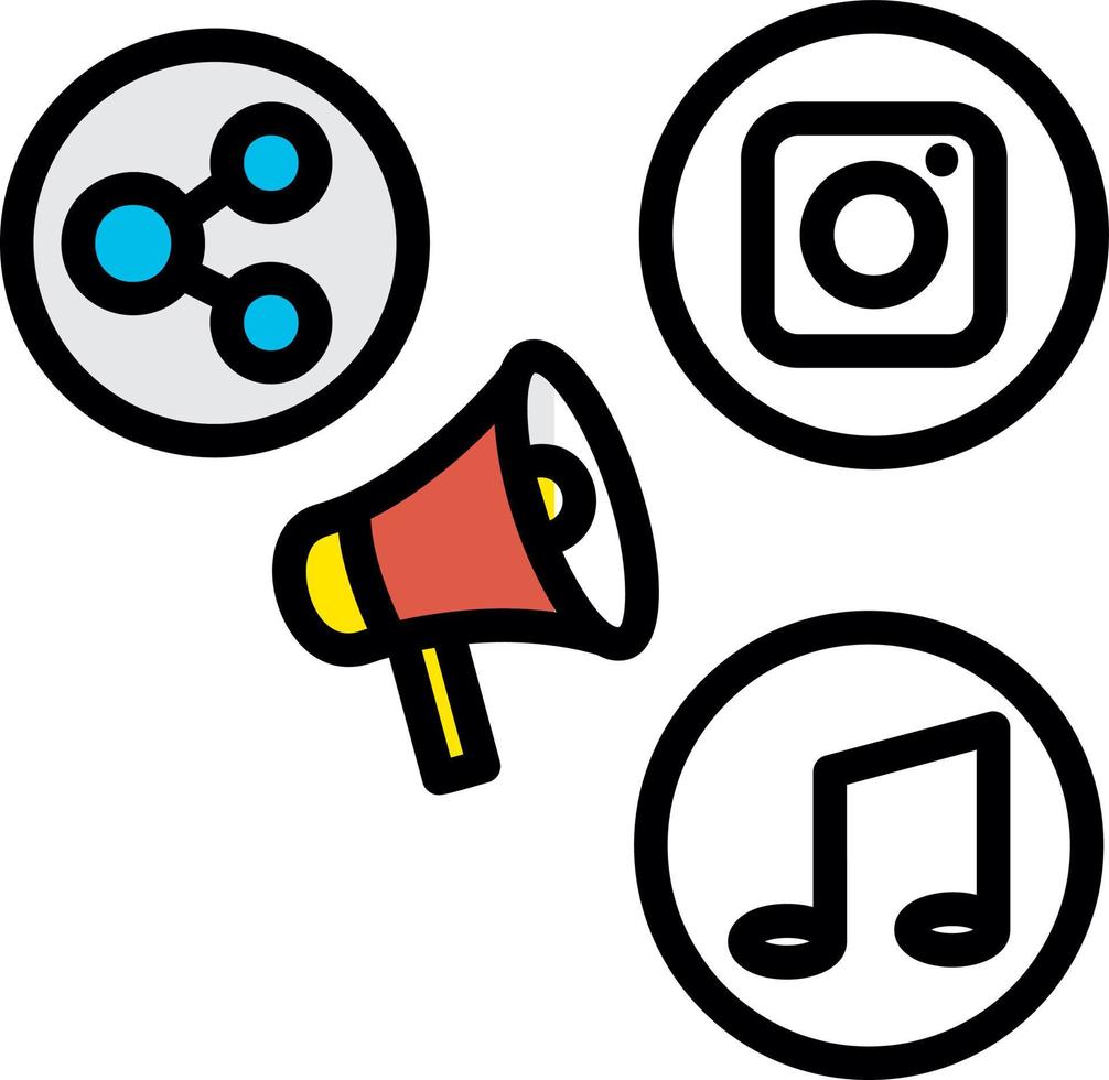 Social Media Marketer Vector Icon Design