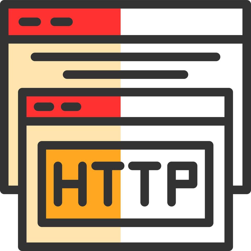 Http Vector Icon Design