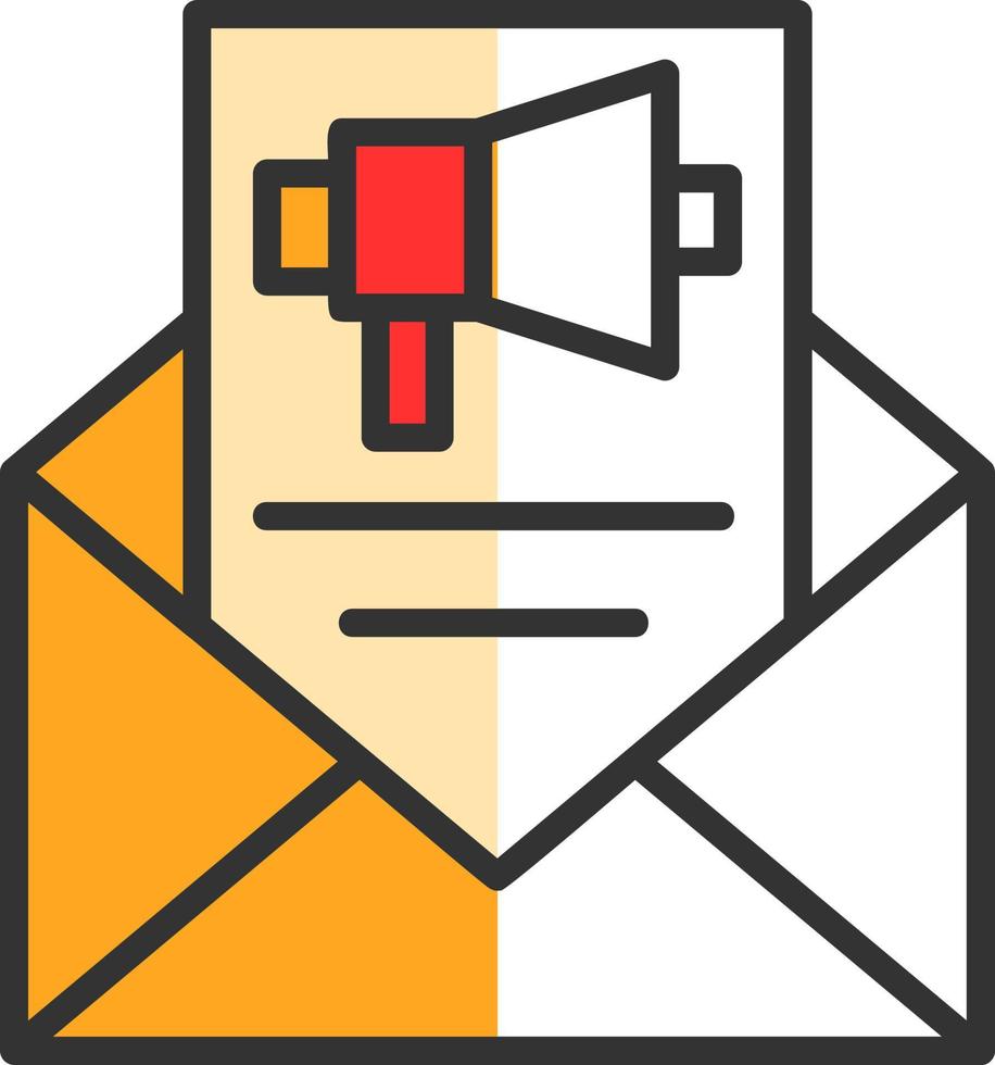 Email Marketing Vector Icon Design