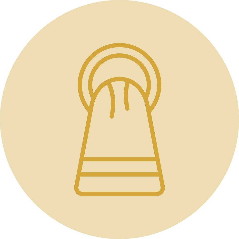 Towel Rack Vector Icon Design