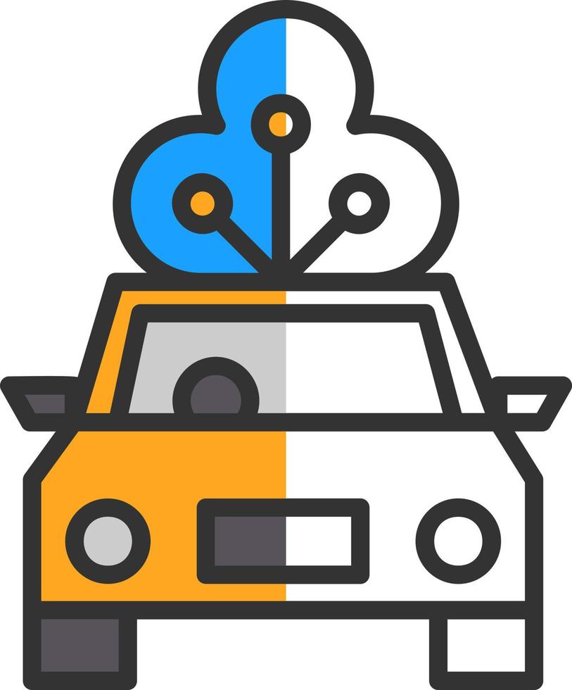 Driving Data Vector Icon Design