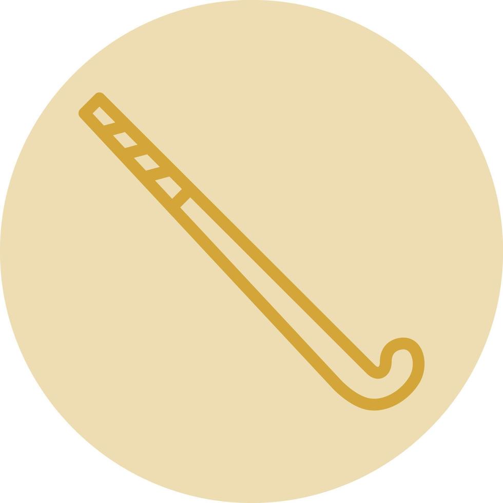 Hockey Stick Vector Icon Design