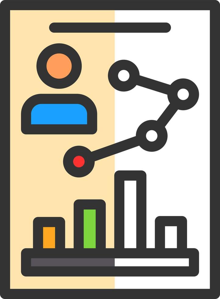 diseño de icono de vector de demografía