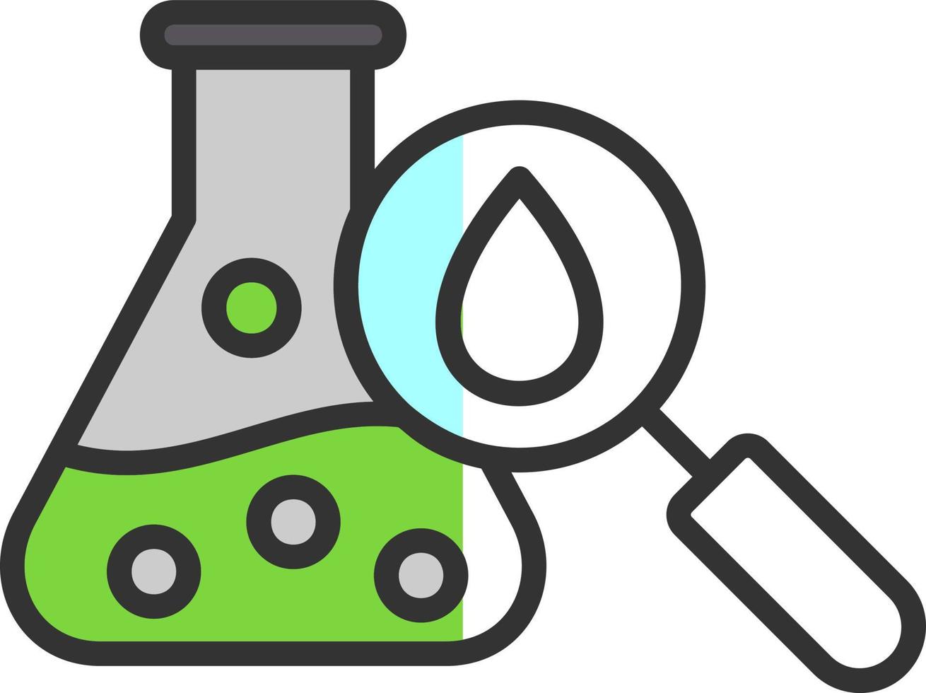 Drop Sample Vector Icon Design