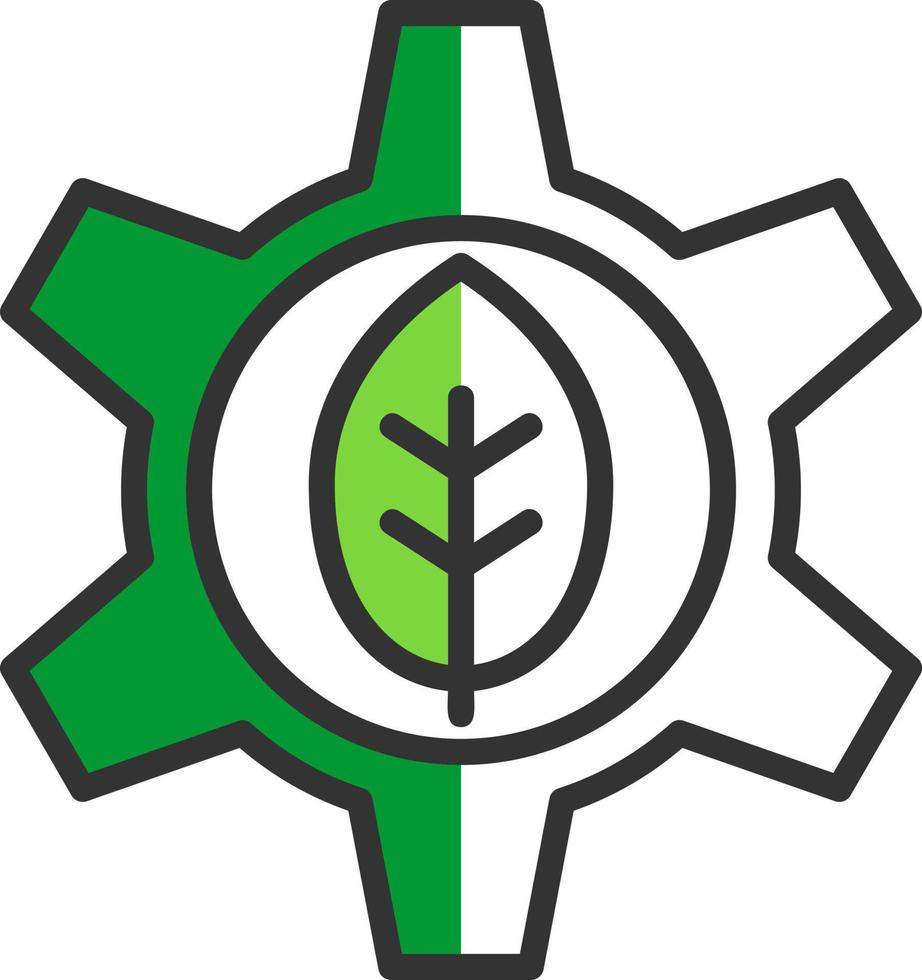 Ecological Integration Vector Icon Design