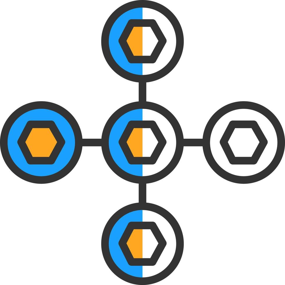 Biomolecular Interactions Vector Icon Design