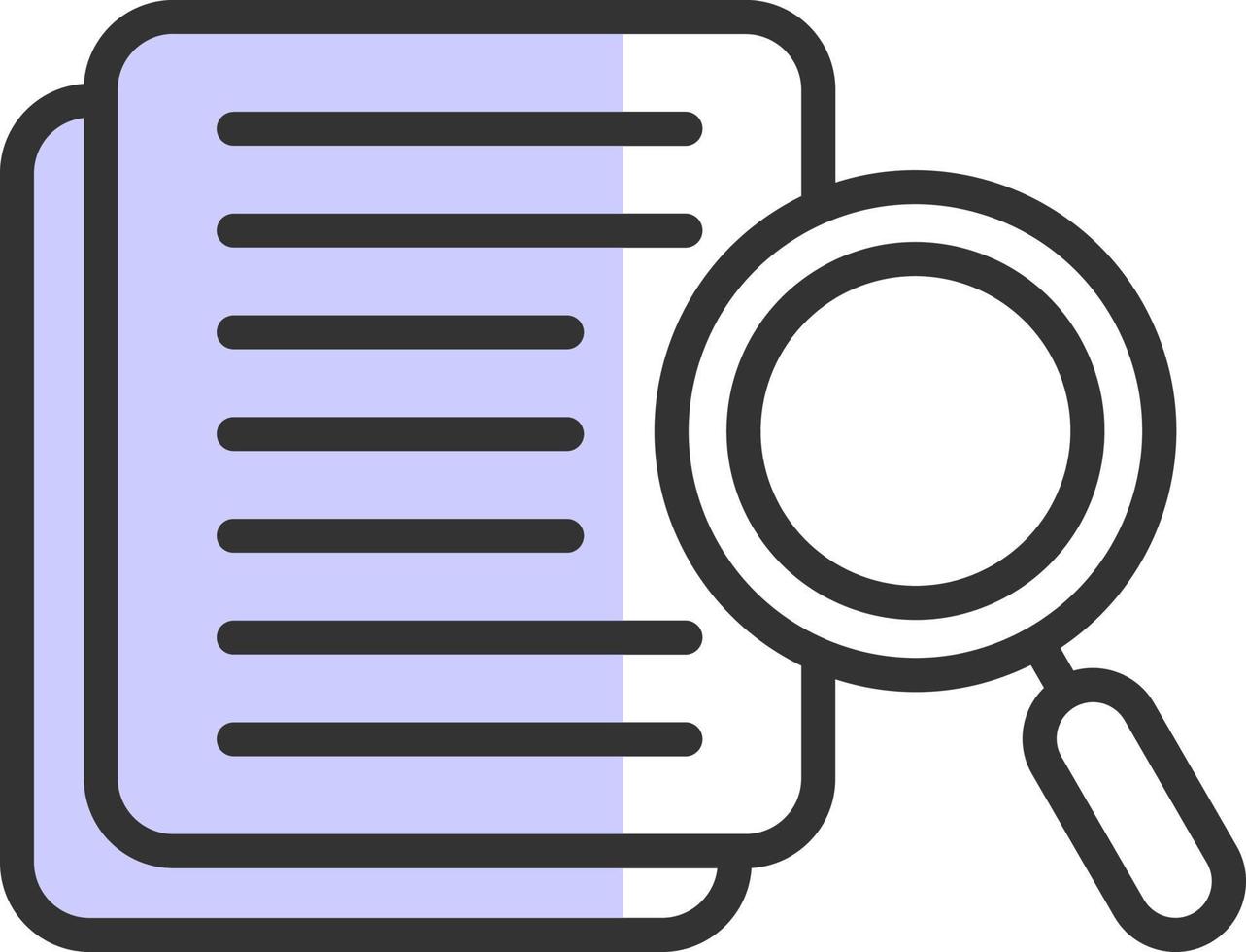 Case Study Vector Icon Design