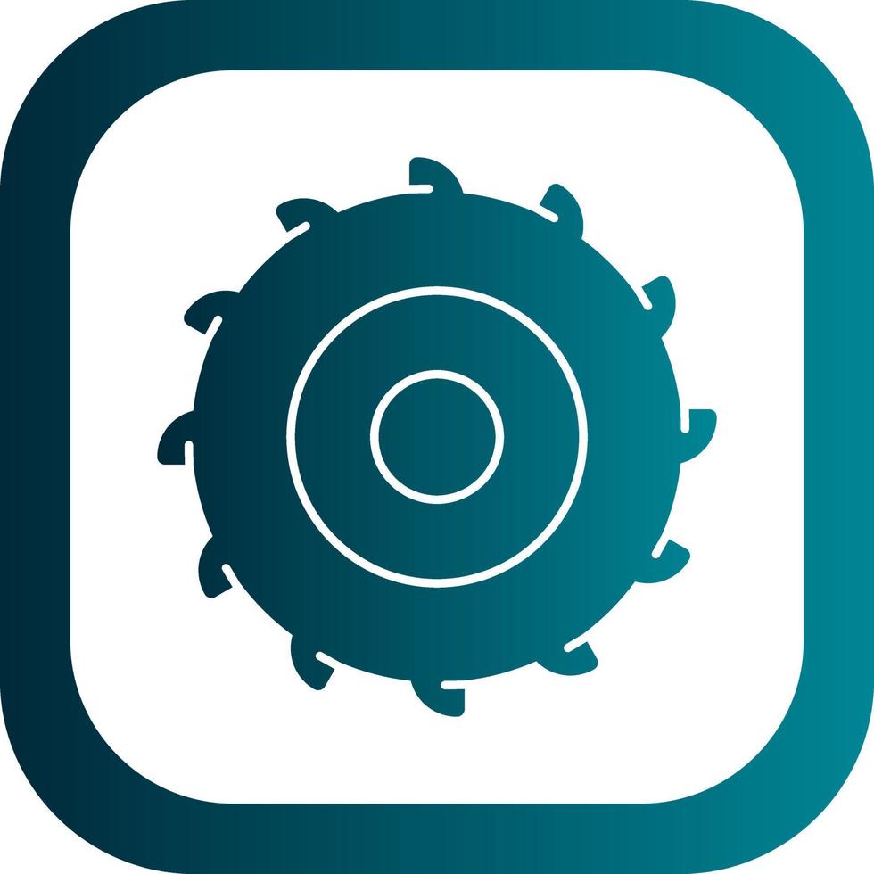 Circular Saw Vector Icon Design