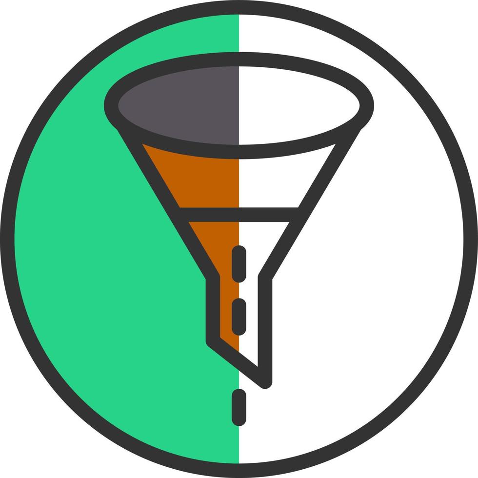 Funnel Vector Icon Design