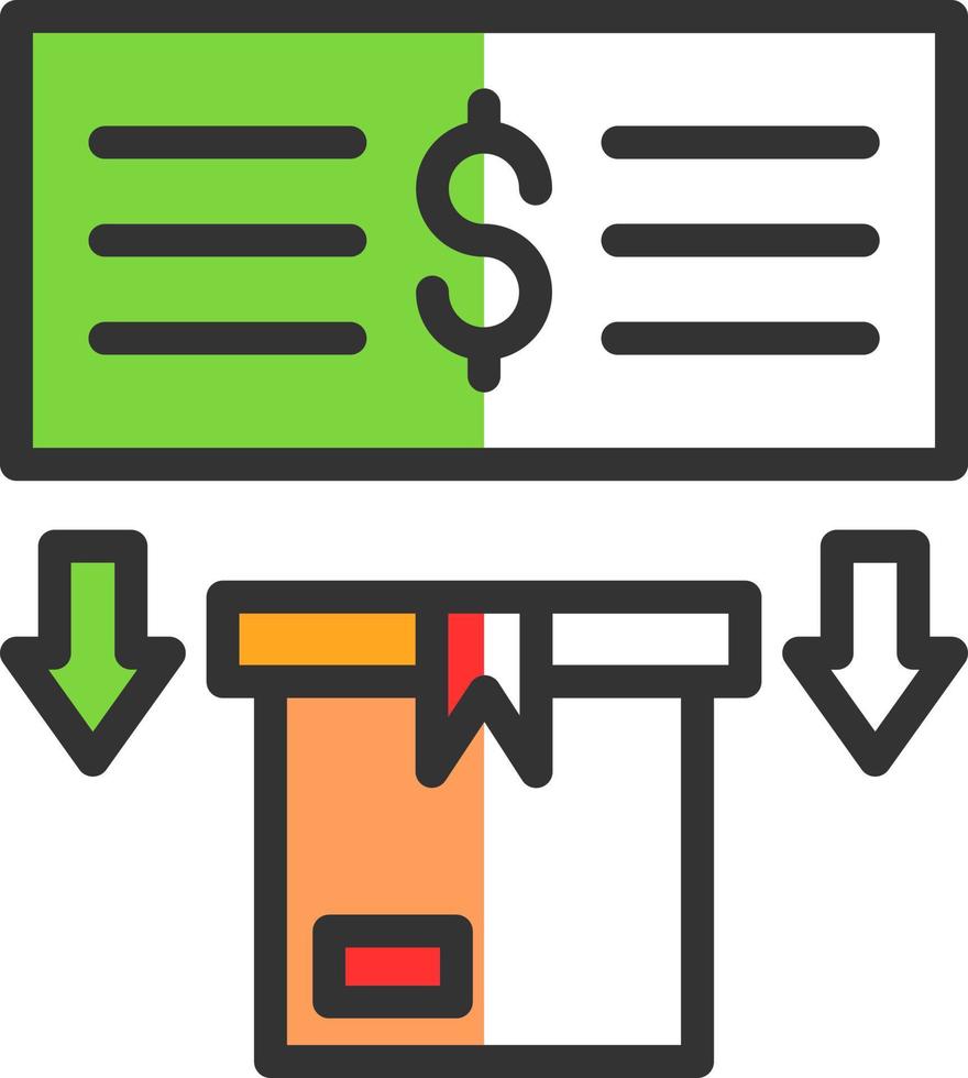 Pay Upon Delivery Vector Icon Design