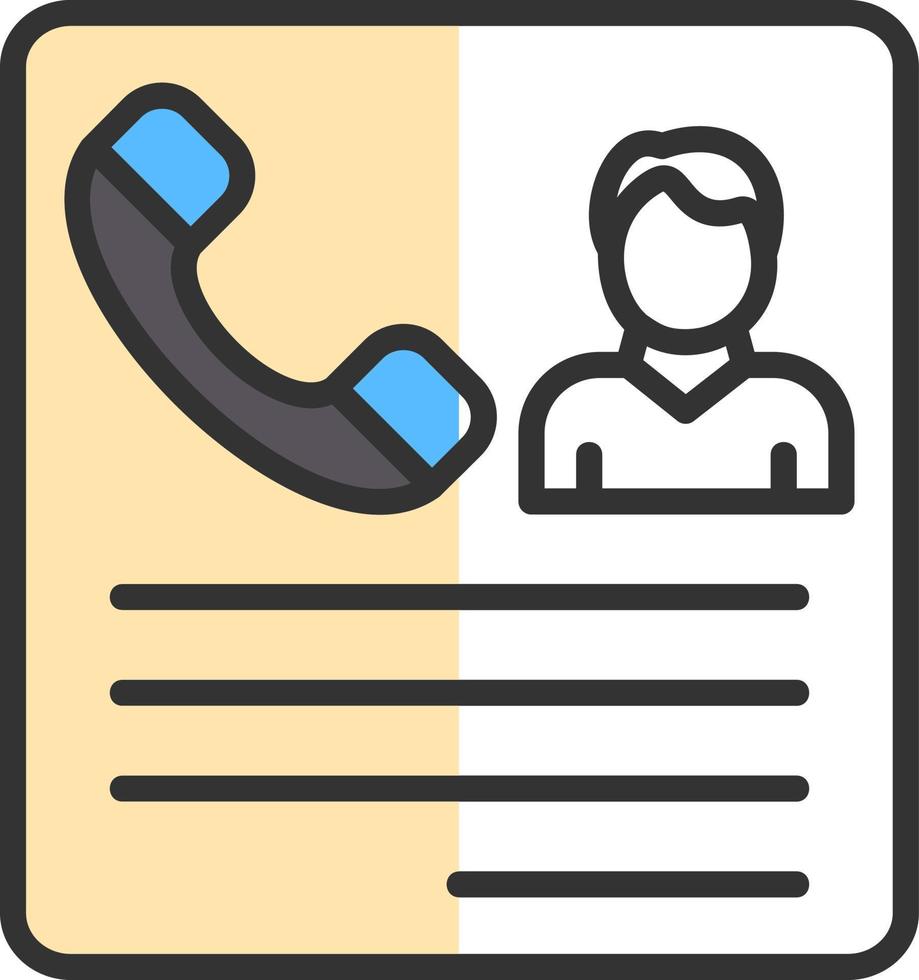 Contacting Candidates Vector Icon Design