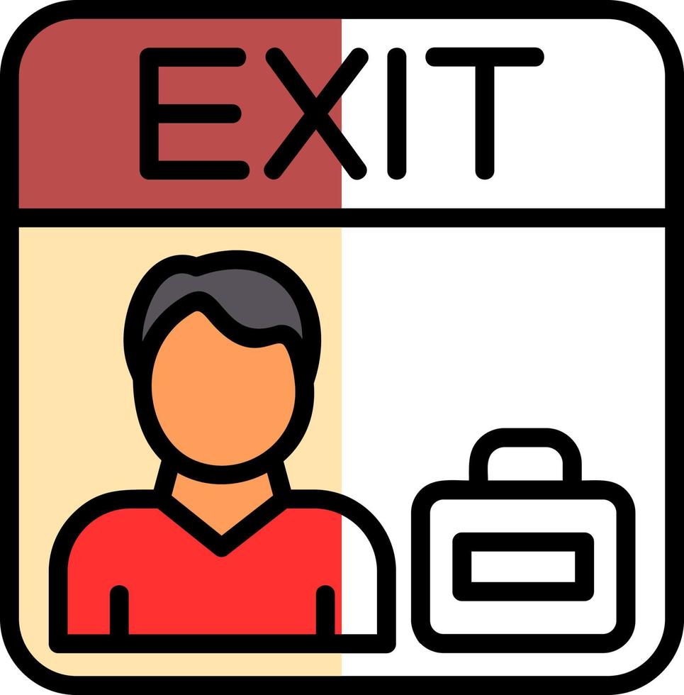 Exit Interview Vector Icon Design