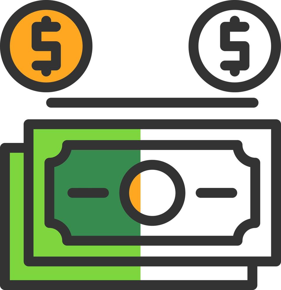 Cash Vector Icon Design