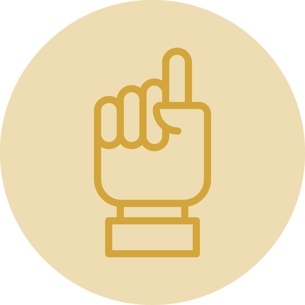 Finger Vector Icon Design