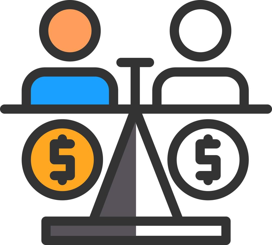 Equity Financing Vector Icon Design