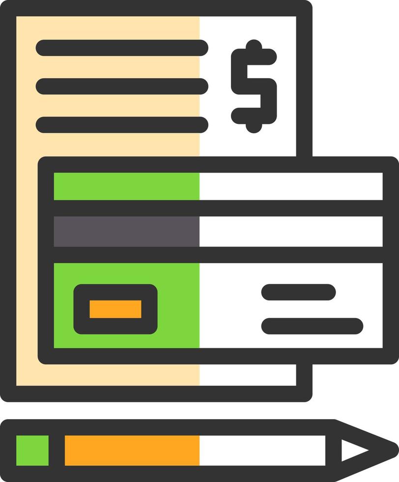 Business Credit Report Vector Icon Design