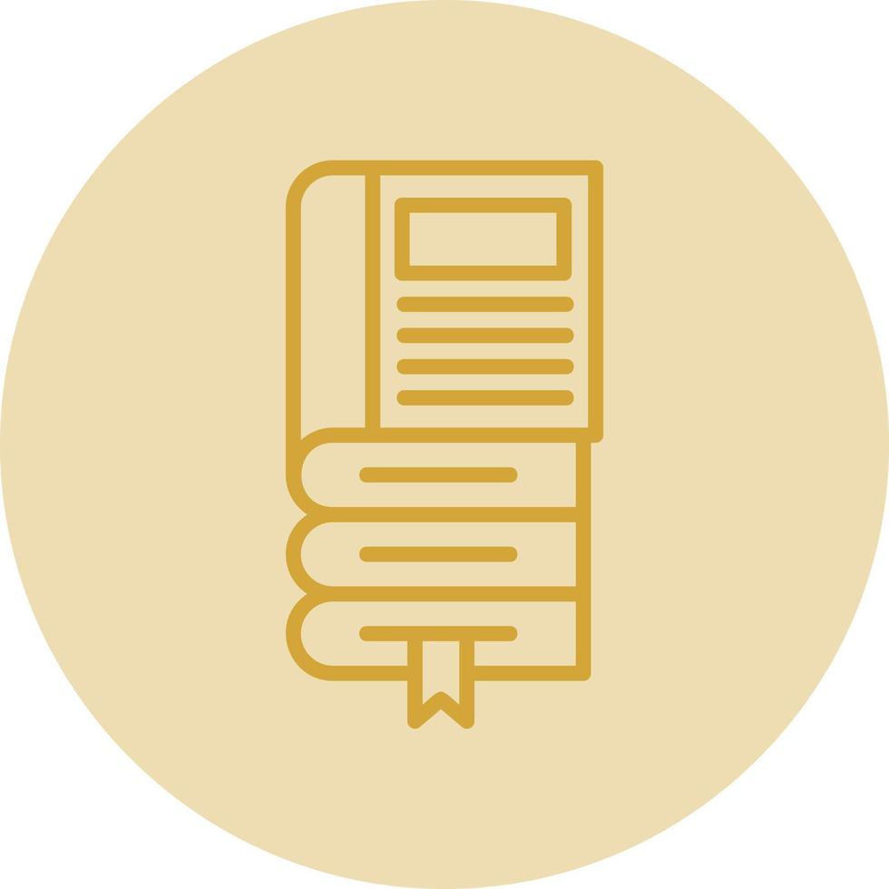 Book Stack Vector Icon Design