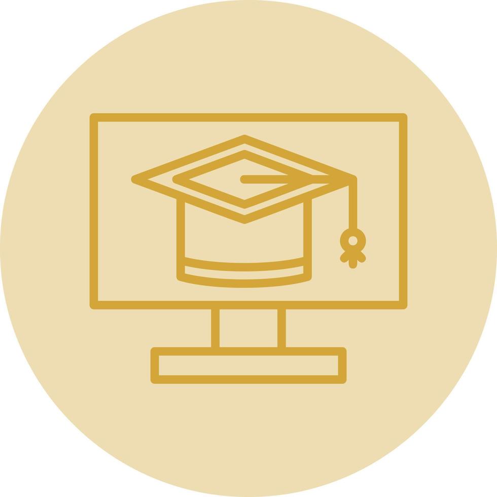 E Learning Vector Icon Design