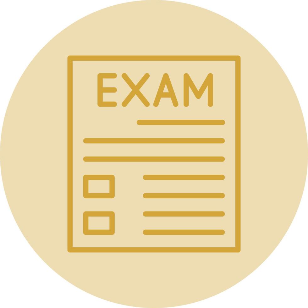 Exam Vector Icon Design