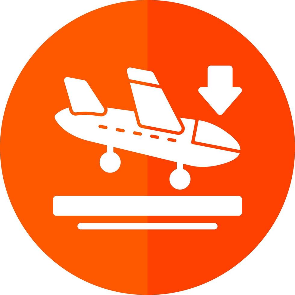 Landing Vector Icon Design