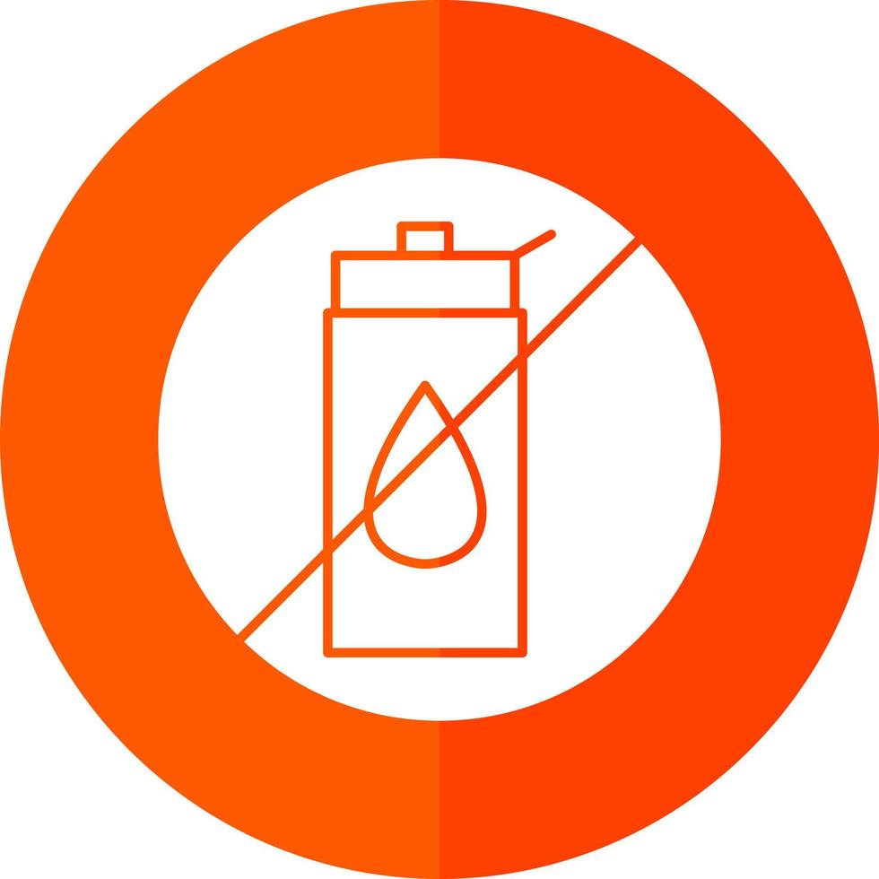 No Liquid Vector Icon Design