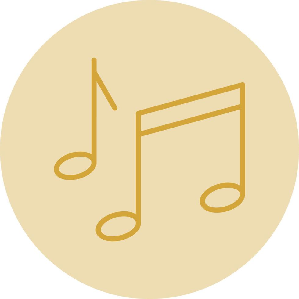 Musical Note Vector Icon Design