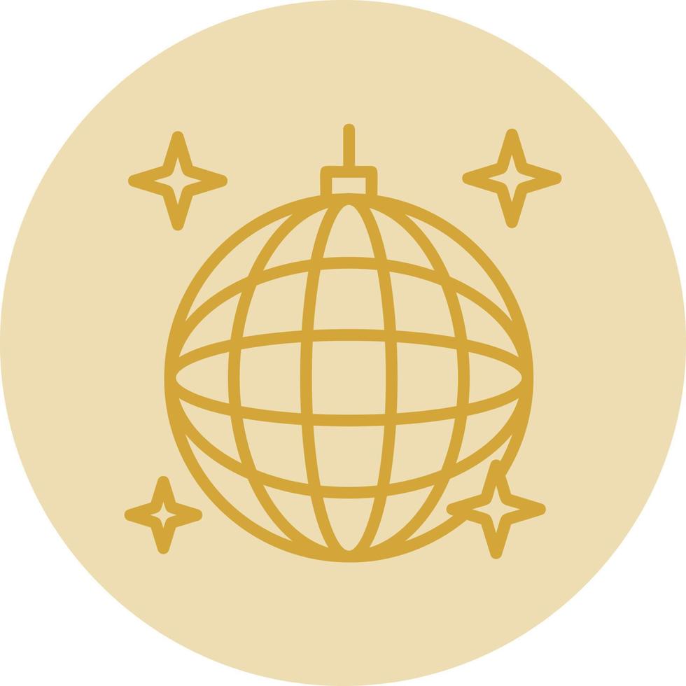 Disco Ball Vector Icon Design