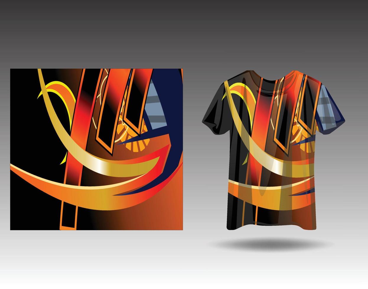 Tshirt sports design for racing  jersey  cycling  football  gaming vector