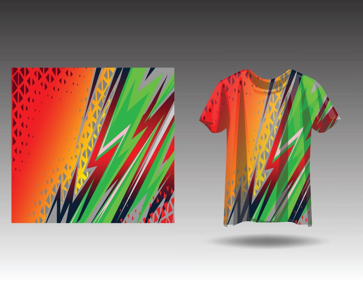 Tshirt sports design for racing  jersey  cycling  football  gaming vector